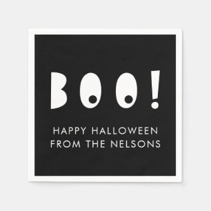 Servilleta De Papel Boo Spooky Eyes Personalizado Halloween