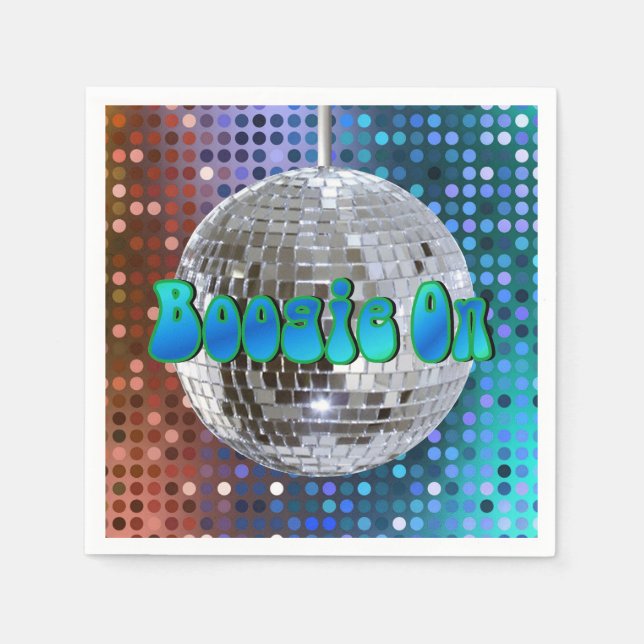 Servilleta De Papel ¡Boogie On! 1 (Anverso)