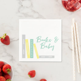 Servilleta De Papel Books Baby Shower