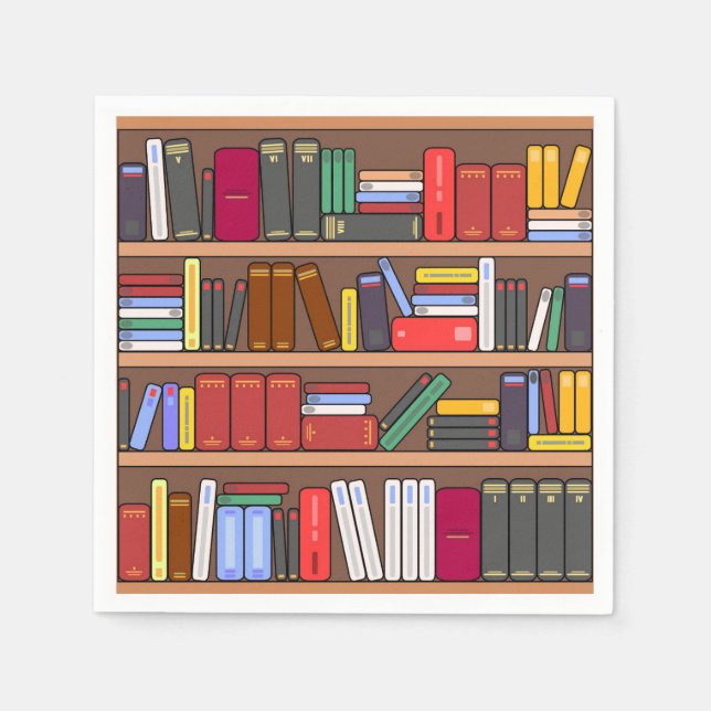 Servilleta De Papel Books Paper (Anverso)