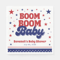 Boom Boom Baby 4jul Baby Shower Patriótico