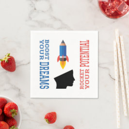 Servilleta De Papel Booster soñador y cohete potencial