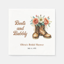 Boots and Bubbly Rustic Western Bridal Shower 