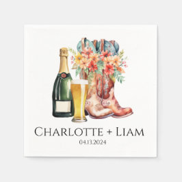 Servilleta De Papel Boots, breas y servilletas de ducha de burbujas