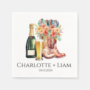 Servilleta De Papel Boots, breas y servilletas de ducha de burbujas