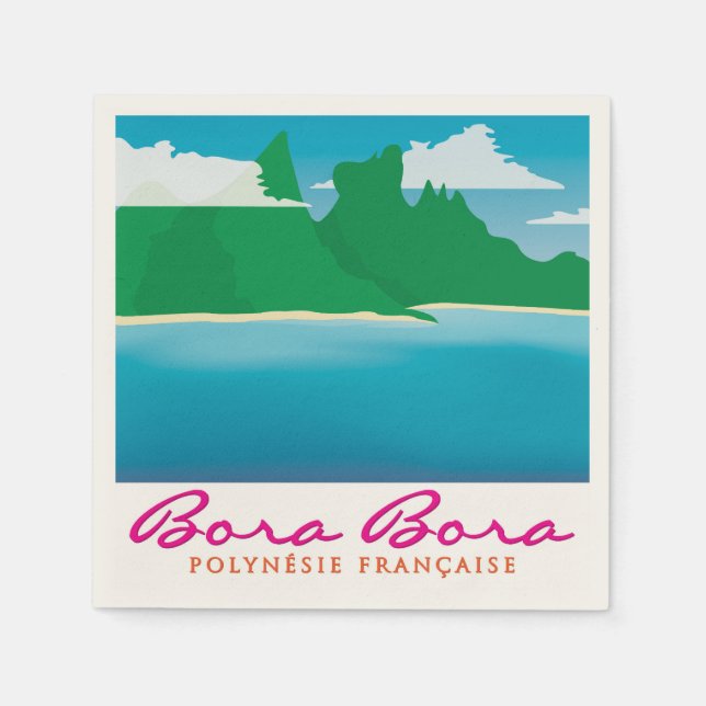 Servilleta De Papel Bora Bora (Anverso)