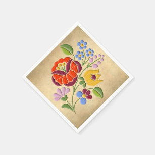 Servilletas Flores Bordadas Servilletas Flores Bordadas