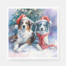 Servilleta de papel Border Collie