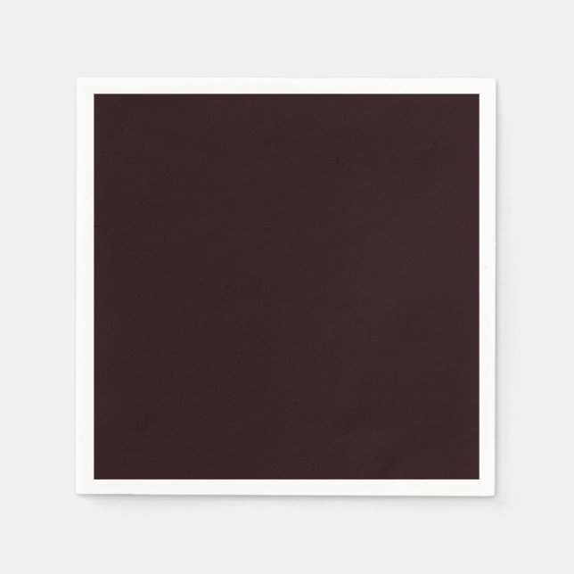 Servilleta De Papel Borgoña oscura | Plain Burgundy (Anverso)