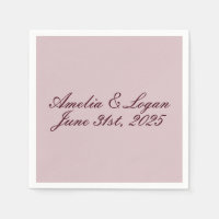 Borgoña victoriano texto sobre cóctel Boda malva