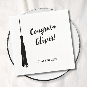 Servilleta De Papel Borla Personalizada de Graduación para Graduados 2