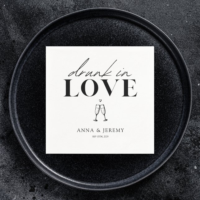 Servilleta De Papel Borracho en Boda enamorado ducha de novias (Subido por el creador)