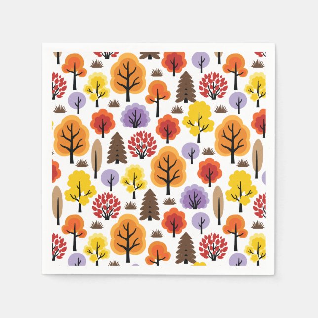 Servilleta De Papel Bosque (Anverso)