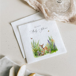 Servilleta De Papel Bosque de Campo de Flores Silvestres Querido Baby 