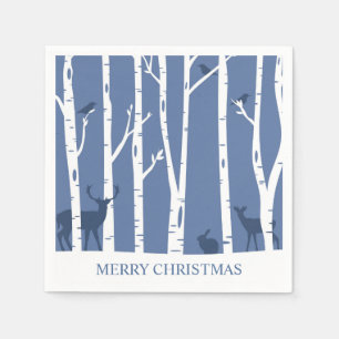 Servilleta De Papel Bosque de invierno de Deer   NAVIDADES