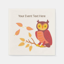 Servilleta De Papel Bosque de otoño