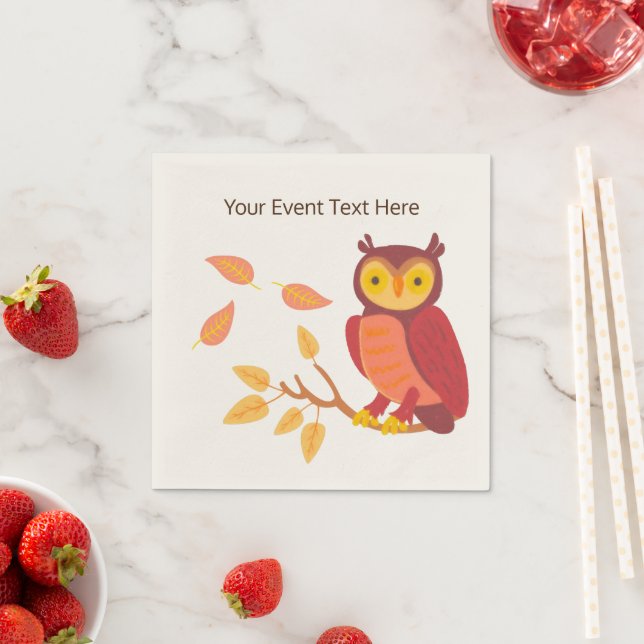 Servilleta De Papel Bosque de otoño (In situ)