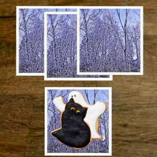 Servilleta De Papel Bosque en Crepúsculo