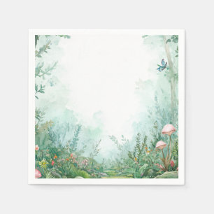 Servilleta De Papel Bosque Encantado Bosque de Cuentos de Hadas Baby S