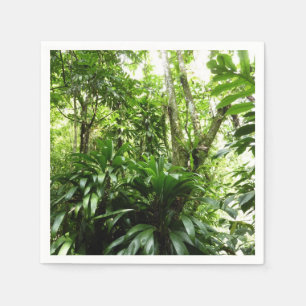 Servilleta De Papel Bosque lluvioso dominicano I Naturaleza tropical v