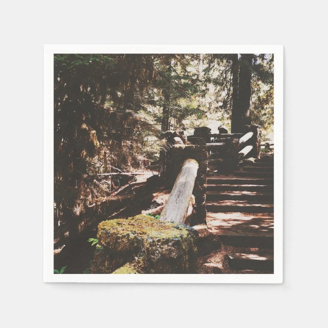 Servilleta De Papel Bosque nacional Willamette (Anverso)