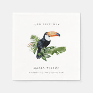 Servilleta De Papel Bosque tropical tropical tocan fauna cualquier eda