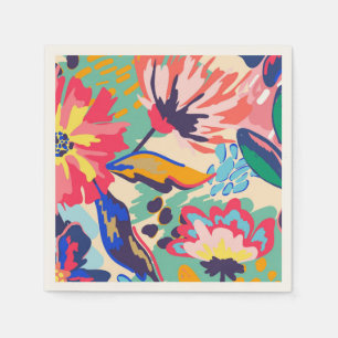 Servilleta De Papel Bosques y rosas