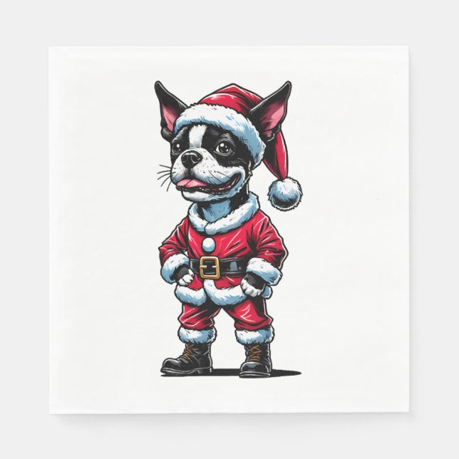 Servilleta De Papel Bostie Santa Claus (Anverso)