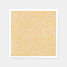 Servilleta De Papel Botánica floral de oro moderno