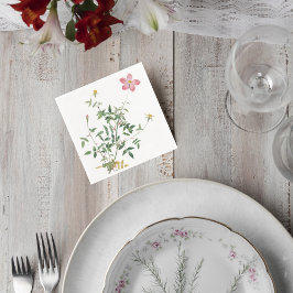 Servilleta De Papel Botanical Wedding Cocktail Napkin