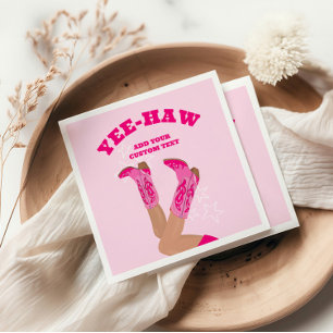Servilleta De Papel Botas de Vaquera Personalizadas Hechas a Medida