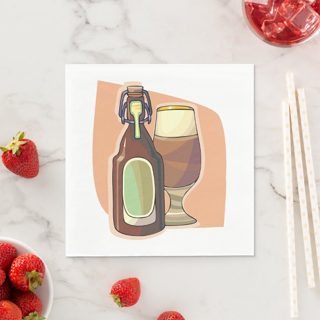 Servilleta De Papel Botella de cerveza Craft y fábrica de cerveza Rúst (Subido por el creador)