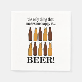 Servilleta De Papel Botella de cerveza Funny Beer Fiesta