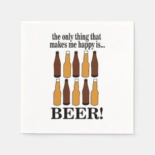Servilleta De Papel Botella de cerveza Funny Beer Fiesta