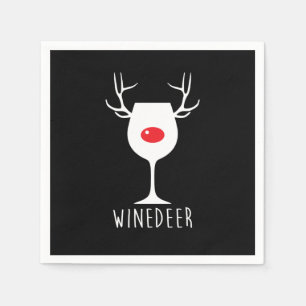 Servilleta De Papel Botella de vino divertida X-mas