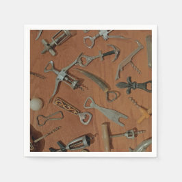 Servilleta De Papel Botellas Openeradores Cocktail Napkin estándar