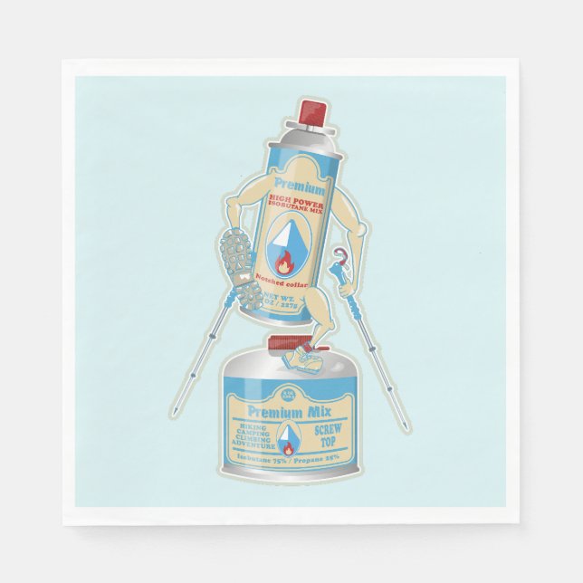 Servilleta De Papel Botes de gas para la cocina del campamento excursi (Anverso)