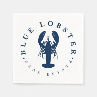Servilleta De Papel Botón de Blue Lobster Inmobiliaria