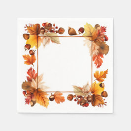 Servilleta De Papel Bountiful Bliss: Wreath Harvest