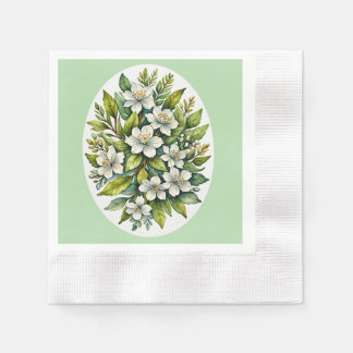 Servilleta De Papel Bouquet blanco
