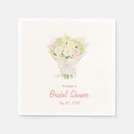 Servilleta De Papel bouquet Bridal Shower
