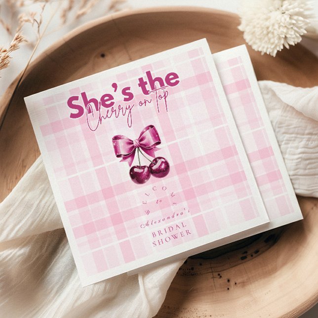 Servilleta De Papel Bow Cherry Sobre La Ducha Británica Superior (Subido por el creador)