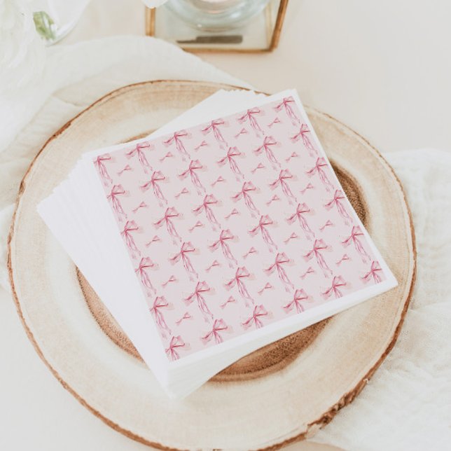 Servilleta De Papel Bow Chica de las servilletas de papel Baby Shower  (Subido por el creador)