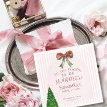 Bow Tis The Season To Be Married Bridal Shower