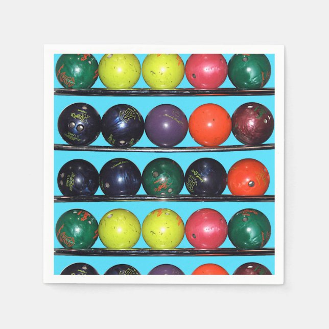 Servilleta De Papel Bowling Blitz (Anverso)
