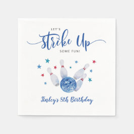 Servilleta De Papel Bowling Strike Up Some Fun Boy Birthday