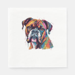 Servilleta De Papel Boxer Dog 2