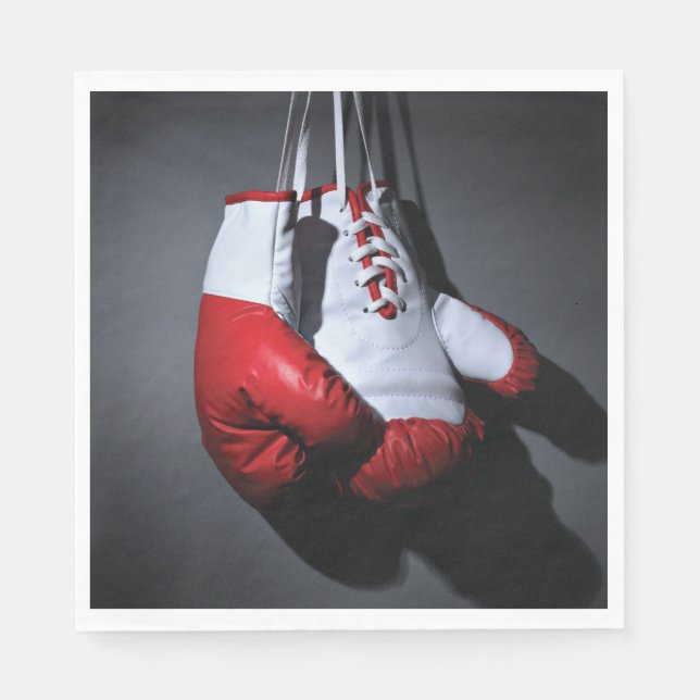 Servilleta De Papel Boxing gloves  (Anverso)