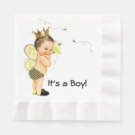 Servilleta De Papel Boy Bumble Bee Baby Shower