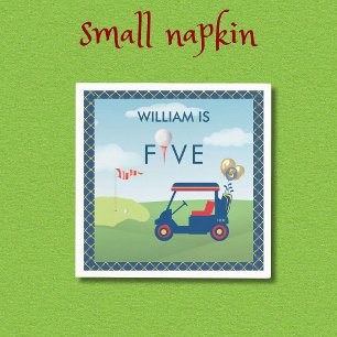 Servilleta De Papel Boy Golf Tema 5Napkins Fiesta de Cumpleaños